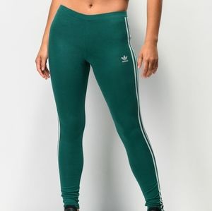 Adidas green leggings